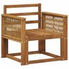 vidaXL Sof&aacute; intermedio de exterior Madera de Acacia S&oacute;lida Natural