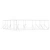 vidaXL Perrera de exterior acero galvanizado plateado 8x8x2 m