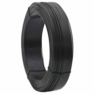 vidaXL Alambre para atar vallas acero gris antracita 250 m 0,9/1,4 mm