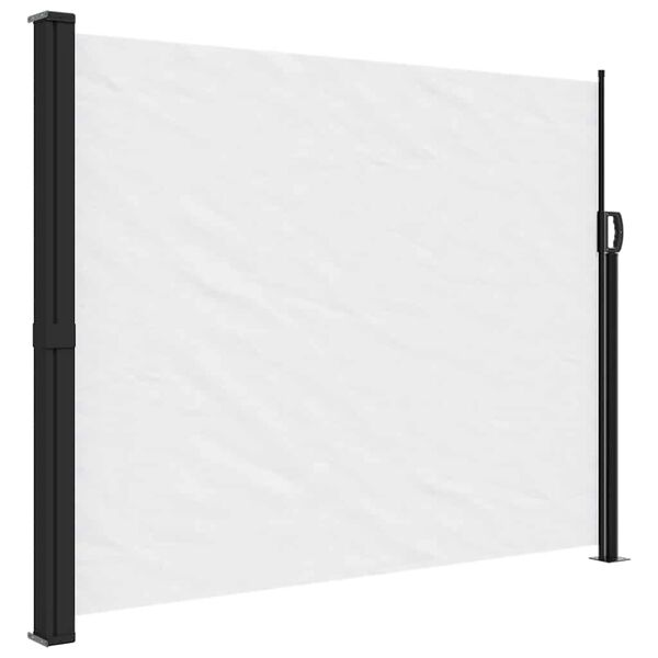 vidaXL Toldo lateral retr&aacute;ctil blanco 160x300 cm