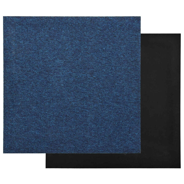 vidaXL Alfombra 20 pcs Azul Oscuro 50 x 50 cm 100% Polipropileno