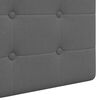 vidaXL Cabecera Colgante Gris oscuro 170 x 55 x 5 cm tela