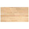 vidaXL Encimera de cocina rectangular madera maciza roble