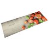 vidaXL Alfombra de cocina lavable terciopelo tomates 45x150 cm