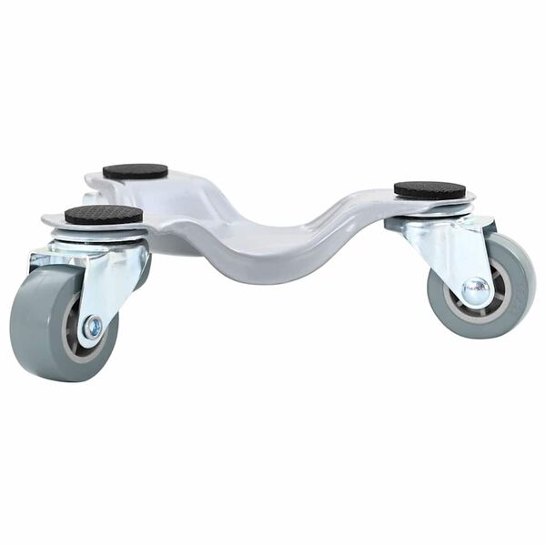 vidaXL Ruedas para muebles (4 unidades, 16 x 14,5 x 5,5 cm, acero, 180 kg)