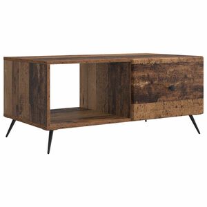 vidaXL Mesa de Caf&eacute; Madera envejecida 90 x 50 x 40 cm