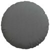 vidaXL Cojines para asiento 2 pcs Gris oscuro &Oslash;50 x 19 cm tela