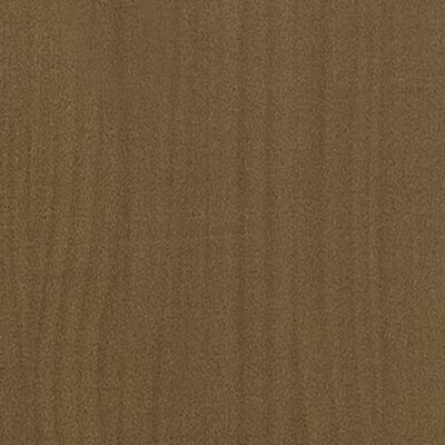 vidaXL Jardinera de madera maciza de pino marrón miel 40x40x70 cm