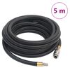 vidaXL Manguera de aire h&iacute;brida caucho y PVC negro 15 mm 5 m