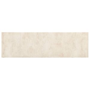 vidaXL Alfombra de cocina hormig&oacute;n crema 150 x 45 cm 100% Poliamida