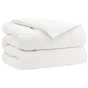 vidaXL Edred&oacute;n 240x260 cm Invierno 450 GSM Lana australiana Blanco