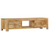 vidaXL Mueble para TV de madera maciza de mango 140x30x32 cm