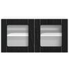 vidaXL Mueble de Cocina Roble Negro 80 x 31 x 40 cm