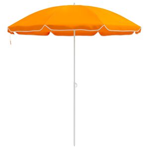 vidaXL Sombrilla de jard&iacute;n 160 cm Poli&eacute;ster 170T Naranja