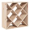 vidaXL Estante de Vino 2 pcs Natural 62 x 25 x 62 cm
