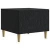 vidaXL Mesa de centro Negro 50 x 49 x 40 cm Madera de ingenier&iacute;a