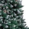 vidaXL Árbol de Navidad artificial Verde 180 cm PVC y Acero y Plástico