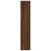 vidaXL Zapatero madera contrachapada roble marr&oacute;n 80x35,5x180cm