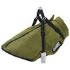 vidaXL Abrigo perro arn&eacute;s impermeable reflectante L44 verde militar