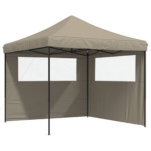 vidaXL Carpa de Fiesta Taup&eacute; 292 x 292 x 315 cm Tela Oxford