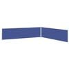 vidaXL Toldo lateral retr&aacute;ctil para patio azul 170x1200 cm