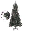 vidaXL &Aacute;rbol de Navidad artificial con soporte PVC verde 240 cm