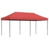 vidaXL Tienda de fiesta plegable Pop-Up burdeos 580x292x315 cm