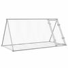 vidaXL Conejera acero galvanizado plateado 200x105x91 cm