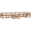 vidaXL Conjunto de sof&aacute;s de exterior 7 pcs Natural