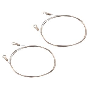 vidaXL Alambres de corte para cortador de espuma 2 unidades 137 cm