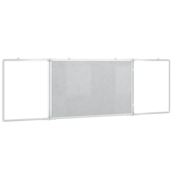 vidaXL Pizarra magn&eacute;tica plegable aluminio 160x60x1,7 cm
