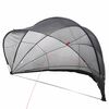 vidaXL C&uacute;pula para piscina 500 x 500 x 236 cm Negro