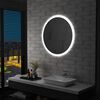 vidaXL Espejo de baño con LED 80 cm