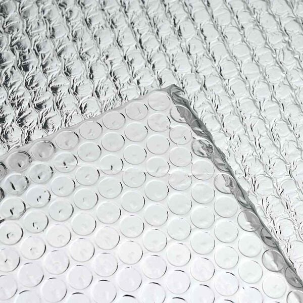 vidaXL Reflector de calor para radiador Plateado 0.6 x 5 m Aluminio