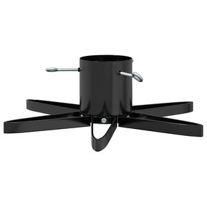 vidaXL Soporte para &Aacute;rbol de Navidad Negro 50 x 50 x 15,5 cm Acero