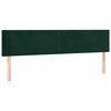vidaXL Cama box spring con colch&oacute;n terciopelo verde oscuro 120x190 cm