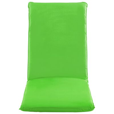 vidaXL Tumbona plegable de tela Oxford verde