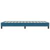 vidaXL Estructura de cama sin colch&oacute;n terciopelo azul oscuro 80x210 cm