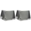 vidaXL Muro de Contenci&oacute;n 2 uds. 50 x 50 x 40 cm Acero Galvanizado