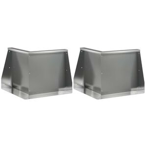vidaXL Muro de Contenci&oacute;n 2 uds. 50 x 50 x 40 cm Acero Galvanizado