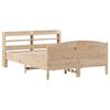 vidaXL Estructura de cama sin colch&oacute;n madera maciza de pino 140x190 cm