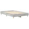 vidaXL Estructura de cama Gris Sonoma 193 x 123 x 25 cm