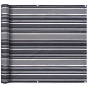 vidaXL Sombrilla de Exterior 400 x 90 cm oxford Rectangular Multicolor