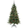 vidaXL &Aacute;rbol de Navidad artificial con ramas articuladas Verde 150 cm