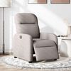 vidaXL Sill&oacute;n reclinable el&eacute;ctrico tela gris taup&eacute;