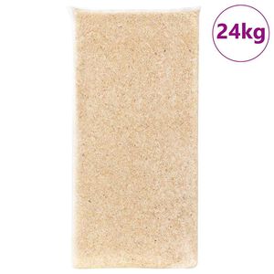 Virutas de madera para lecho de animales vidaXL Madera blanda 24 kg