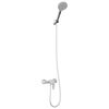 vidaXL Juego de Cabezal de Ducha Cromado G 1 / 2 pulgadas Lat&oacute;n
