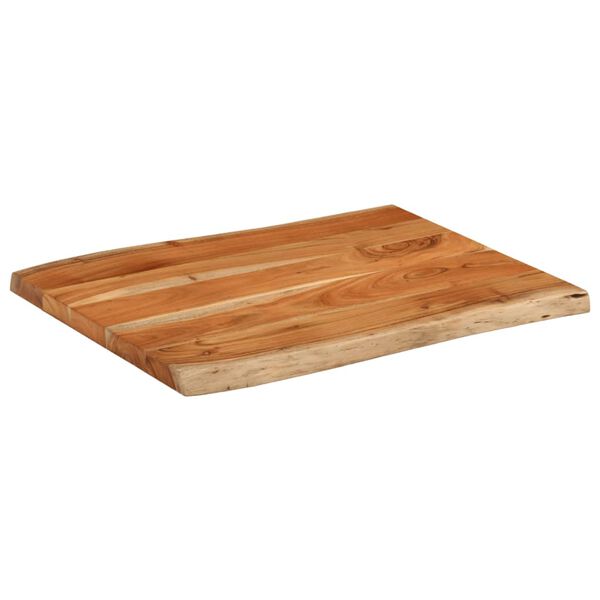vidaXL Tablero de mesa rectangular borde natural acacia 90x60x3,8 cm