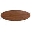 vidaXL Tablero de mesa redonda madera de roble marr&oacute;n oscuro &Oslash;60x1,5cm