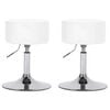 vidaXL Taburetes de cocina 2 unidades cuero sint&eacute;tico blanco